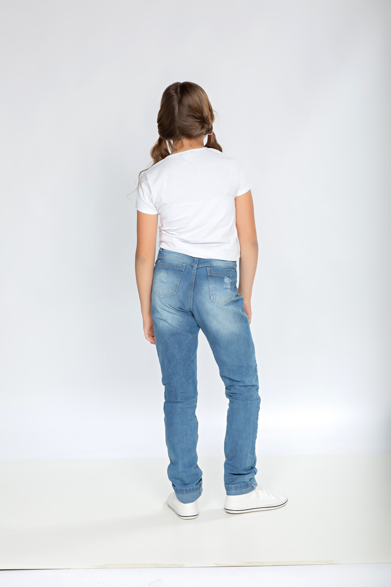 Calça Mom Feminina Juvenil - Foto 1