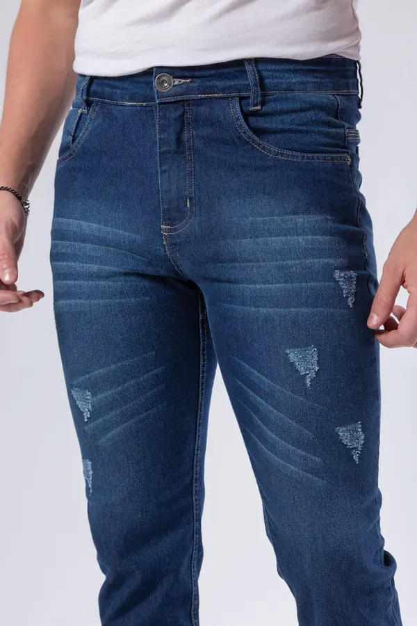 Calça Basica Masculino Jeans - Foto 1