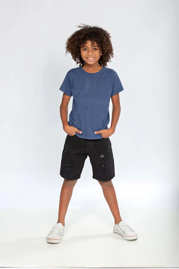 Bermuda Jeans Sarja 100% - Foto 1