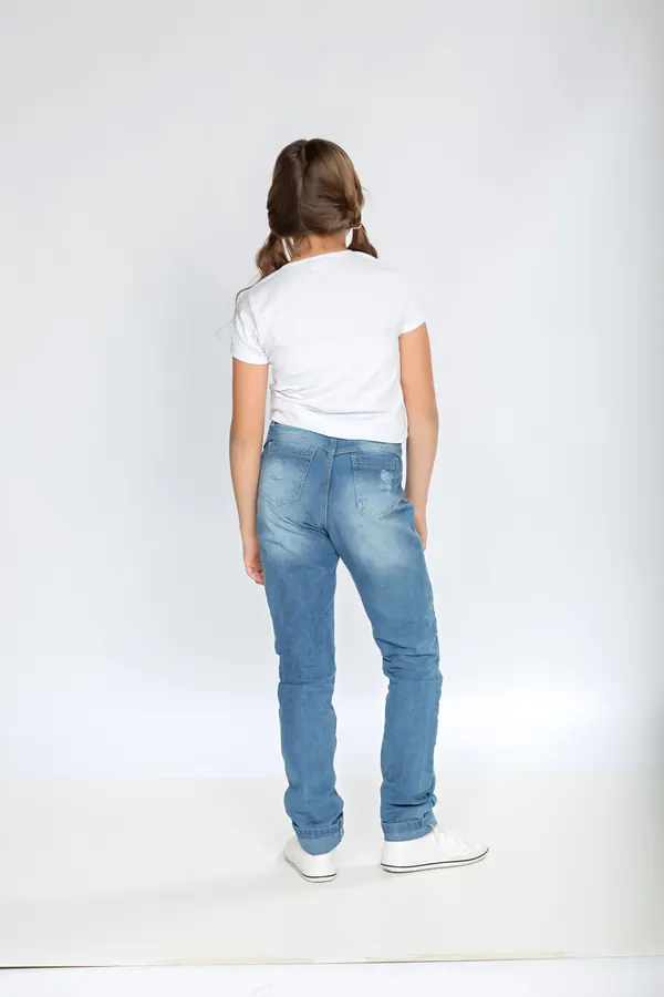 Calça Mom Feminina Juvenil - Foto 1